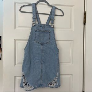 TOPSHOP OVERALL DRESS